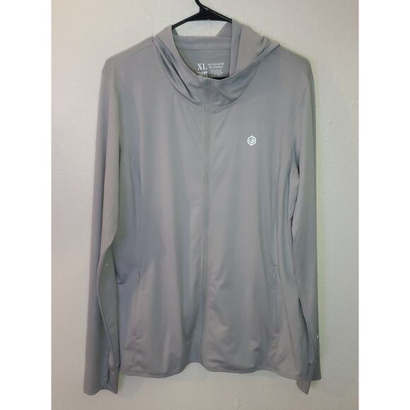 Lightbare Women's XL UPF 50+ Full Zip Hoodie Jacket Long Sleeve Hooded Sun - Picture 1 of 1